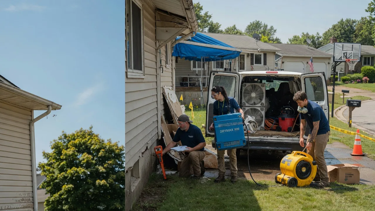 Ceiling Leak Cleanup in Forbes Road, PA near me